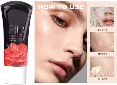 Herrlich B B Blemish Balm Cream Soft & Gentle To Skin Rose Moisture Foundation(ivory, 38 ml)