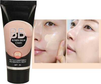 AEPRUY BB Cream For Face, Makeup, Instant Spot Coverage & Complexion Cream Foundation(BEIGE, 60 ml)