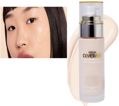Luipui BEST HIGH COVERAGE MAKEUP FOUNDATION FOR FACE ( 101 WHITE IVORY) Foundation(BEIGE, 50 ml)