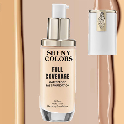 SHENY COLORS Natural Look | Long Lasting | Waterproof | Hydrating | Full Coverage  Foundation(BEIGE, 45 ml)
