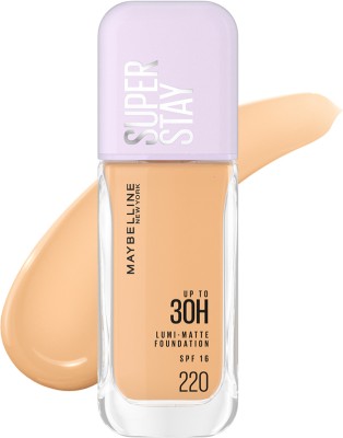 MAYBELLINE NEW YORK Super Stay Lumi Matte Foundation 30H Longwear Light As Air Foundation(220, 35 ml)