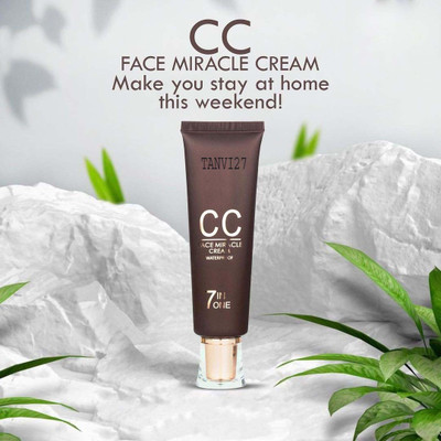 tanvi27 Cc Face Cream Waterproof 7 In 1 Foundation(Warm Ivory, 60 ml)