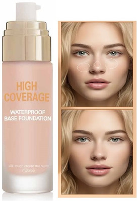 WOONGMI High Coverage | Matte Finish | Long-Lasting | Foundation(Beige, 60 ml)