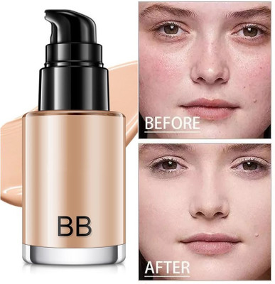 YAWI High Coverage Liquid Matte Foundation Glowing Skin Foundation(beige, 60 ml)