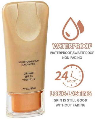 MYEONG Super Stay 24H Full coverage Liquid  Foundation(Natural Beige, 30 ml)
