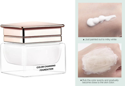 GABBU Color Changing Waterproof Foundation With Satin Finish  Foundation(beige, 30 ml)