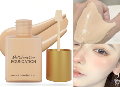 GULGLOW99 High Coverage, Oil Control & Long-Lasting Matte Finish | Moisturizing Foundation(SKIN, 30 ml)