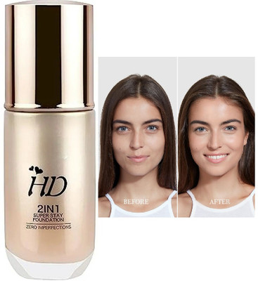 DARYUE Full Coverage HD Super Smooth Cream Foundation For Face Foundation(BEIGE, 60 ml)