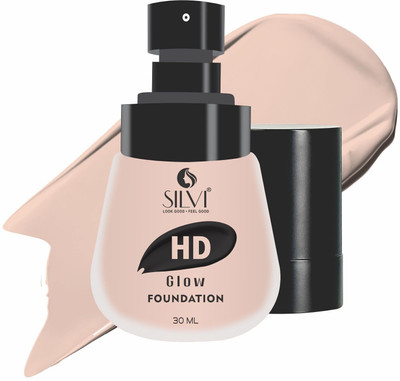 SILVI High Coverage Liquid Foundation | Blemish Free & Blendable Foundation for Makeup Foundation(Blush, 30 ml)