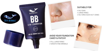 BLUEMERMAID BEST OIL FREE FULL COVERAGE MATTE BB CREAM FOUNDATION Foundation(BEIGE, 30 ml)