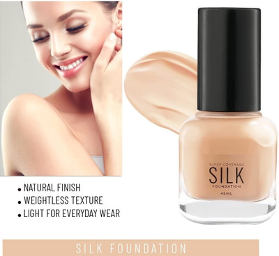 DARVING Silk Touch Perfecting Foundation With super coverage Foundation(BEIGE, 45 ml)