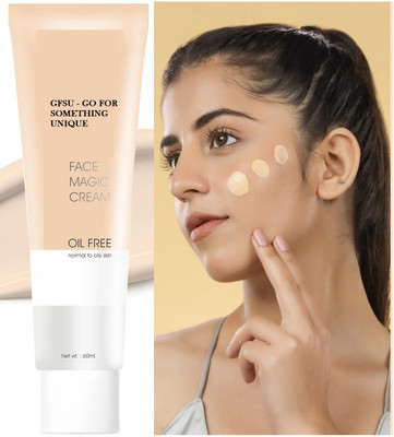 GFSU - GO FOR SOMETHING UNIQUE New Face Cream Foundation Oil Free For All Skin Type Water proof Foundation(golden beige, 60 ml)