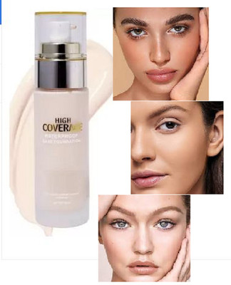Luipui matte finish high coverage foundation (101 white ivory) Foundation(beige, 50 ml)