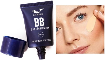 BLUEMERMAID BB FOUNDATION WITH SPF 20 FOR WOMEN SKIN FRIENDLY OIL CONTROL Foundation(IVORY, 30 ml)