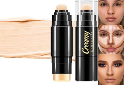 AFARAXIA Best Smudge Proof Rollon Panstick Matte Finish Formula  Foundation(ivory, 12 g)
