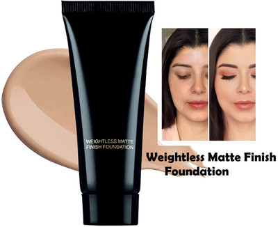 tanvi27 New HD Matte Full Matte Coverage Waterproof Long Lasting Concealing  Foundation(BEIGE, 35 ml)