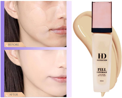 SILDUST Best Quality Liquid Foundation Waterproof Long Lasting Full Face Coverage Foundation(BEIGE, 35 ml)