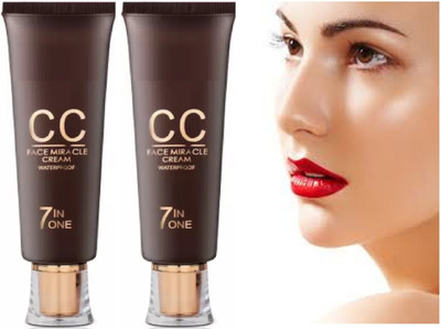 ADJD 7 In One CC Face Miracle Foundation Cream  Foundation(BEIGE, 90 ml)