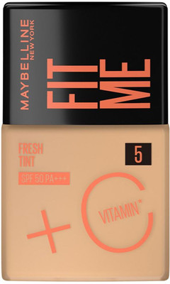 MAYBELLINE NEW YORK Fit Me Fresh Tint With SPF 50 & Vitamin C, Shade 05, 30 ml Foundation(Shade 05, 30 ml)