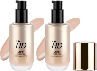 ADJD COMBO HD HIDE IMPERFECTIONS COVER DARK CIRCLES FOUNDATION  Foundation(SEND BEIGE, 120 ml)