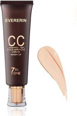 EVERERIN CC Complexion Care Cream-Radiant and Balanced Skin Tone Foundation(Soft Ivory, 45 ml)