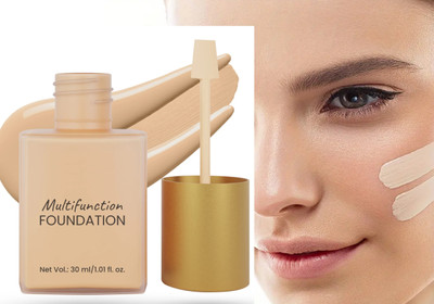 GULGLOW99 Korean Long-Lasting Matte Finish with Full Coverage Flawless Foundation Cream Foundation(SKIN, 30 ml)