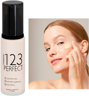 FLORERO Hydrating Perfect Smooth Base  Foundation(IVORY, 30 ml)