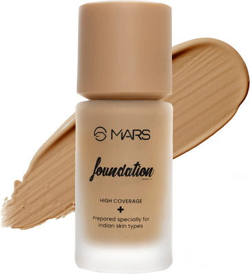 MARS SPF50 PA++++ High Coverage Liquid | Blemish Free & Blendable Makeup Foundation(Shade-07, 40 ml)
