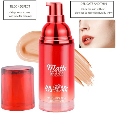 Neycare Matte & Poreless, Full Coverage Blendable Normal to Oily Skin  Foundation(ivory, 60 ml)