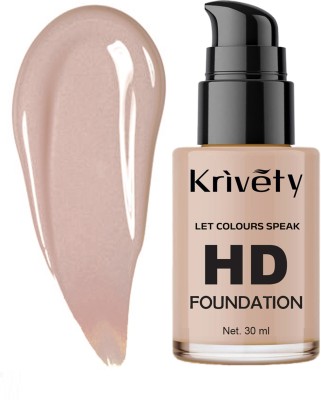 KRIVETY Ultra-Thin Second Skin Long Wear Foundation (01-GOLDEN HONEY)  Foundation(DARK, 30 ml)