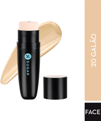 SUGAR Cosmetics Aquaholic Long-Lasting Hydrating Foundation with Built-in Cushion Applicator Foundation(20 Galao, 30 ml)