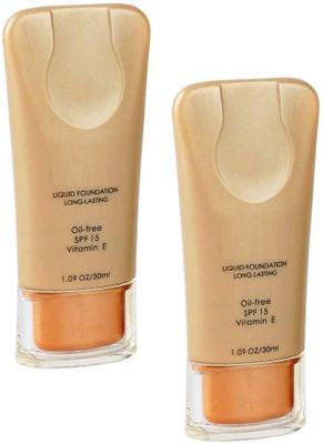 REIMICHI Oil Free Long Lasting Liquid Foundation SPF 15 Foundation COMBO Foundation(IVORY, 60 ml)