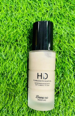 HUZURLU Banana Moisture Flawless  Foundation(NATURAL BEIGE, 30 ml)