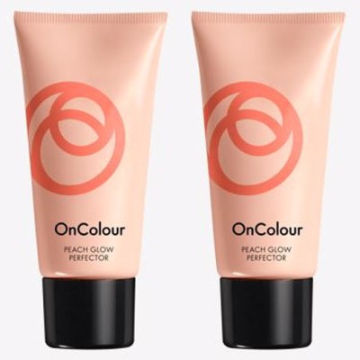 Oriflame ONCOLOUR OnColour New Glow Perfector 30 ml (pack of 2) Foundation(Natural Peach, 60 ml)