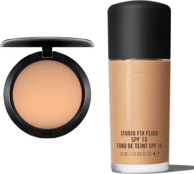 MACON Combo of Studio Fix Fluid SPF 15 NC30 Foundation & Powder Compact NC30 Foundation(NC30, 57 g)