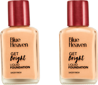BLUE HEAVEN get bright founation (30ml X 2) Foundation(Natural, 60 ml)