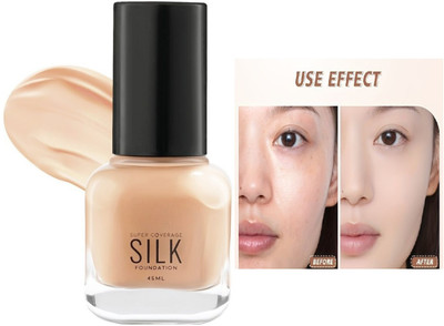 DARYUE Professional Makeup Silk Full Coverage Long-Lasting foundation  Foundation(BEIGE, 45 ml)