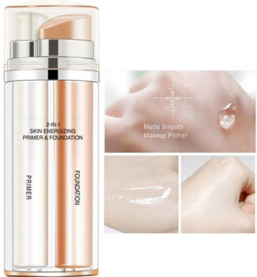 DARYUE 2 in 1 primer + foundation Foundation(MULTICOLOR, 60 ml)