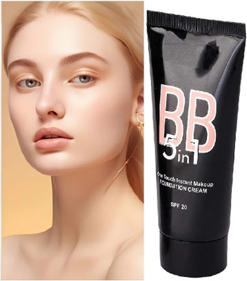 Arcanuy 5 in 1 BB Foundation Cream face make up  Foundation(BEIGE, 60 g)