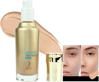 Yuency BEST AIRBRUSH FULL COVERAGE FOUNDATION Foundation(GOLD, 55 ml)
