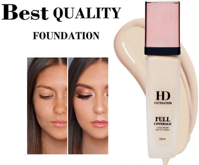 USBK Liquid Matte Foundation Long-Lasting & Lightweight Formula Foundation(Ivory, 35 ml)