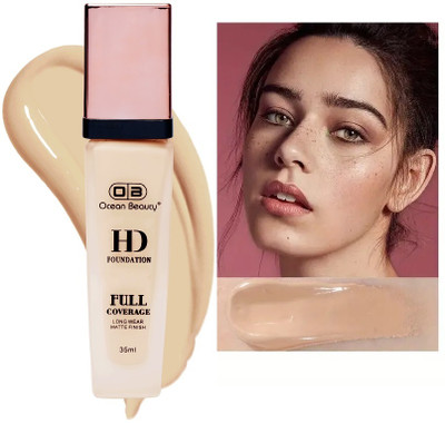 OCEAN BEAUTY Ultra High Definition High Coverage  Foundation(BEIGE, 35 ml)