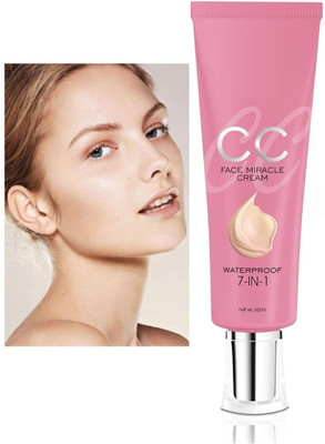 DARVING CC Cream 7 in 1 Flawless Coverage  Foundation(BEIGE, 60 ml)