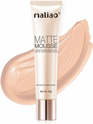 maliao Matte Liquid Mousse  Foundation(SOFT IVORY, 30 g)