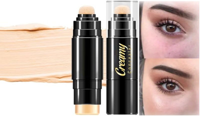 AFARAXIA Waterproof Smudge Proof Rollon Panstick Matte Finish Formula  Foundation(ivory, 12 g)