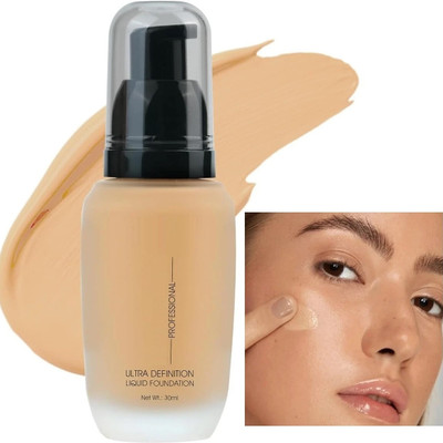 AEPRUY High Coverage Liquid Blemish Free & Blendable Makeup Foundation(custard, 30 ml)