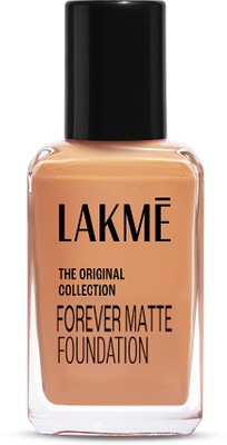 Lakmé FOREVER MATTE FOUNDATION for Superior Coverage Foundation(Shell, 27 ml)