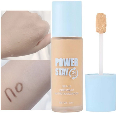 AEPRUY Long Wear Weightless Foundation Flawless Matte Finish Foundation(Ivory, 30 ml)
