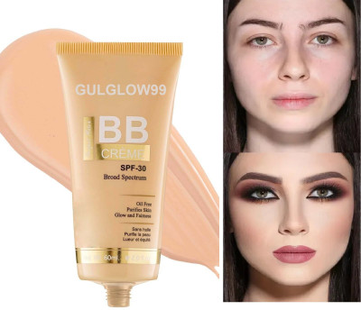 GULGLOW99 Zero Pore Oil-Control Full Coverage Matte  Foundation(BEIGE, 60 ml)