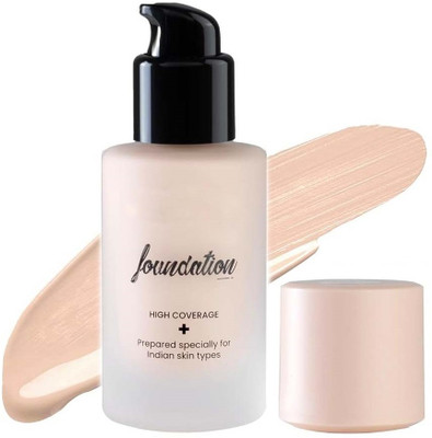 MYEONG High Coverage Matte Full Coverage Foundation Cream For All Skin Types Soft Beige Foundation(Soft Beige, 40 g)